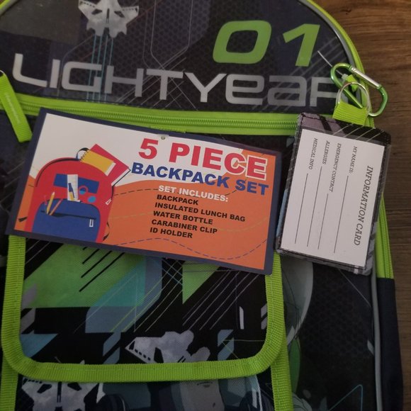 Disney Pixar Buzz Lightyear 5 piece Backpack - Picture 3 of 8